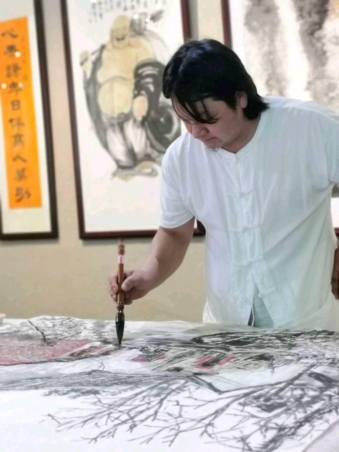 中国国画大家李垚治先生全国各地古村落绘画40幅作品欣赏